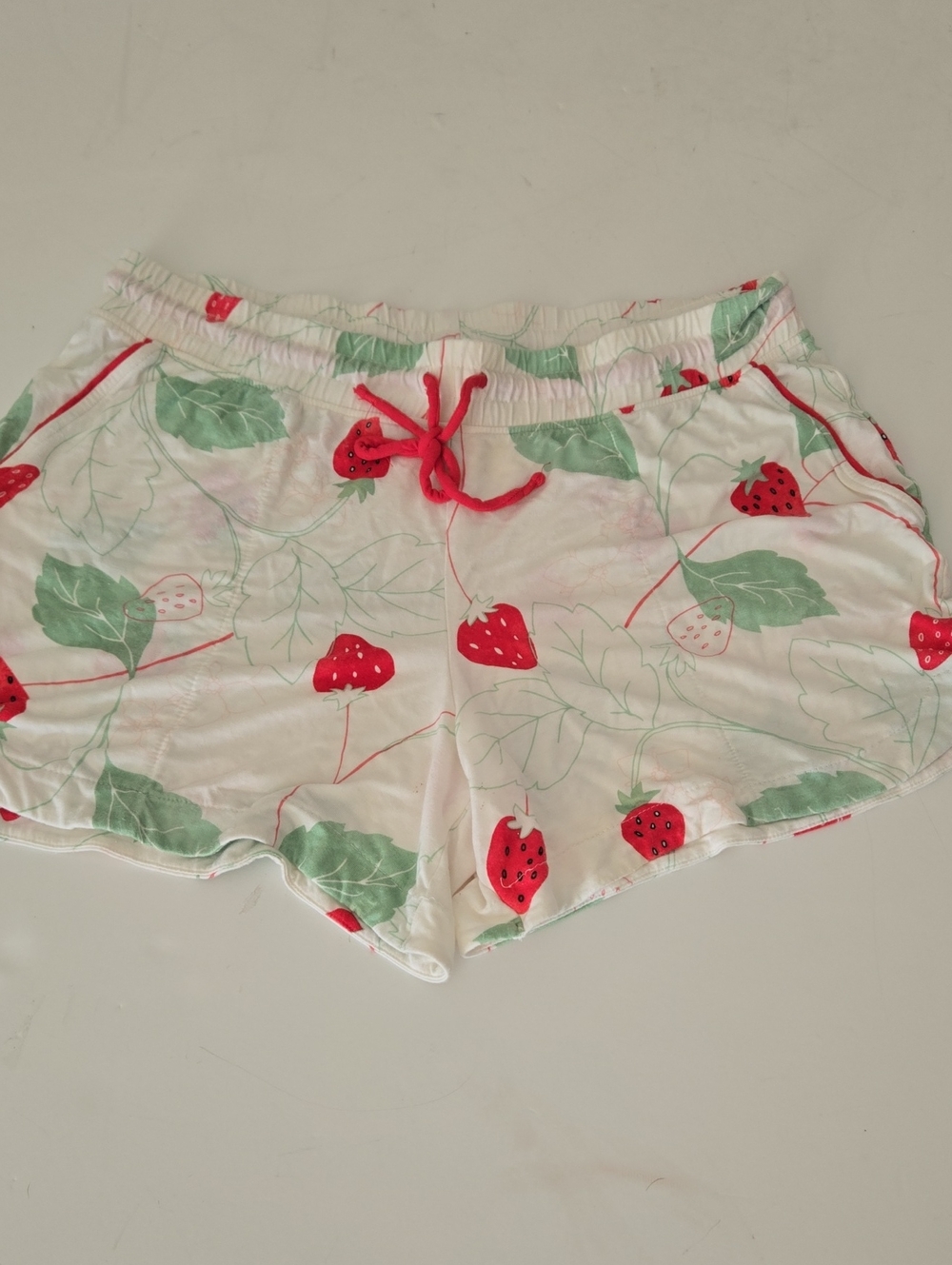 Soma COOL NIGHTS Sleeping Shorts With Strawberry Design Size S